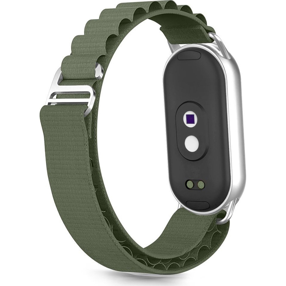 Opaska Tech Protect Nylon Pro do Xiaomi Smart Band 10 / 9 / 9 NFC / 8, zielona